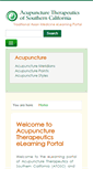 Mobile Screenshot of acupuncturetherapeutics.net