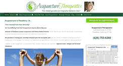 Desktop Screenshot of acupuncturetherapeutics.com